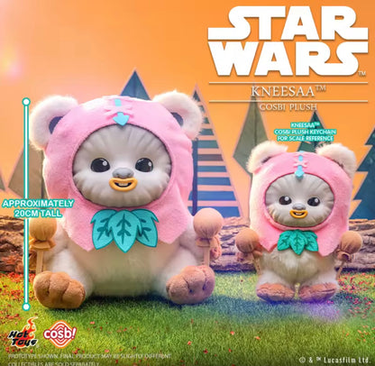 Ewoks Wicket y Kneesaa - Cosbi Plush (20 cm) Star Wars - Peluche Coleccionable
