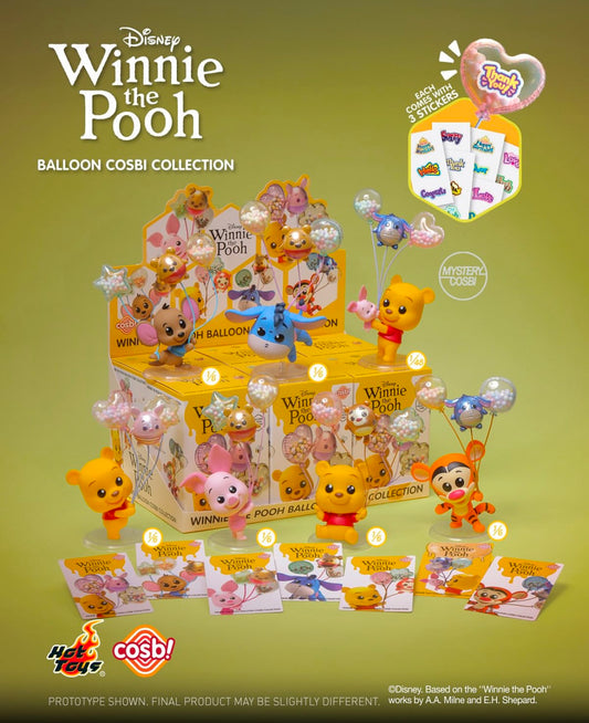 WINNIE THE POOH - Ballon Series - Cosbi Collection - Figura Coleccionable / Caja Misteriosa