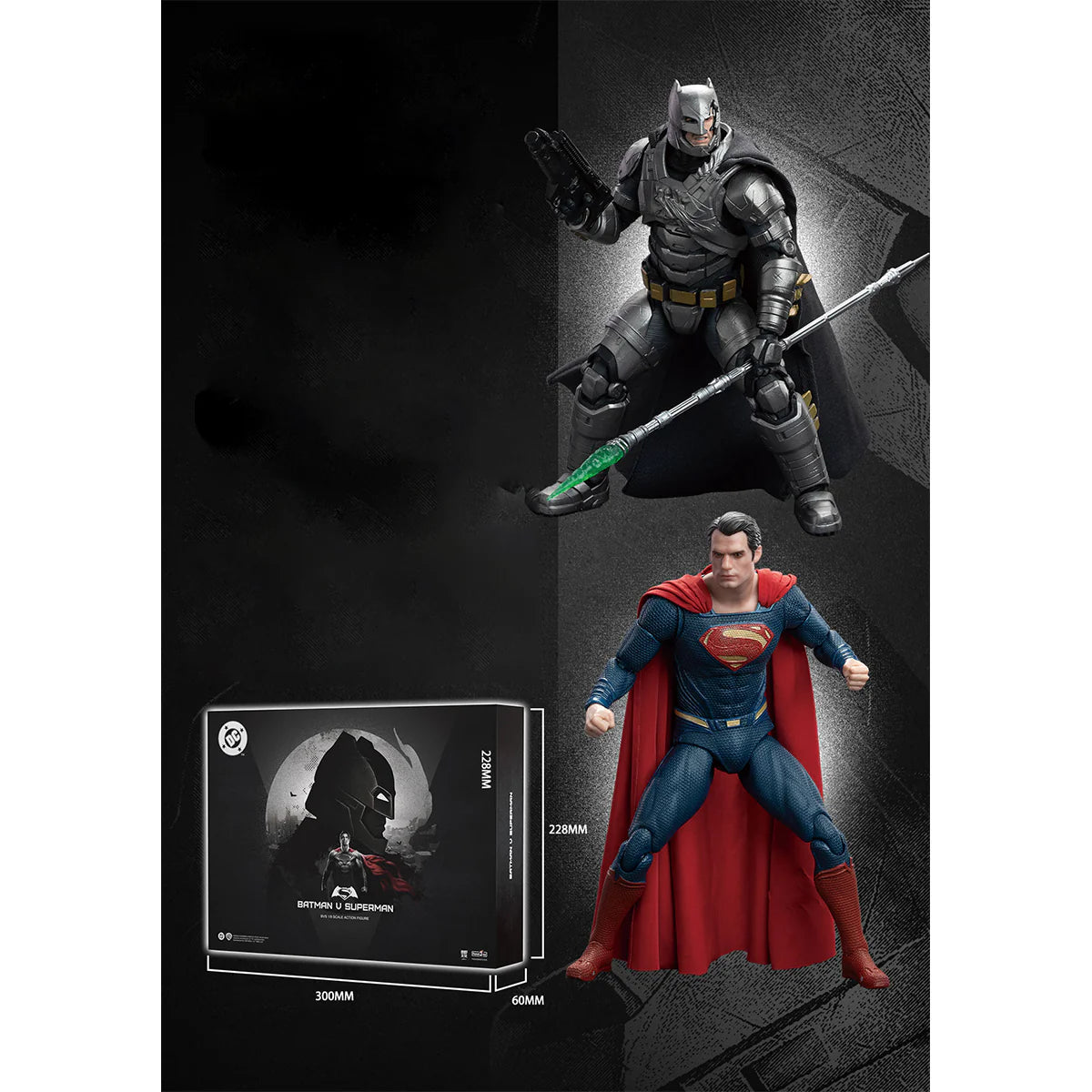 BATMAN V SUPERMAN (2 pack) Deluxe Edition - DC Heroes - Figura Coleccionable