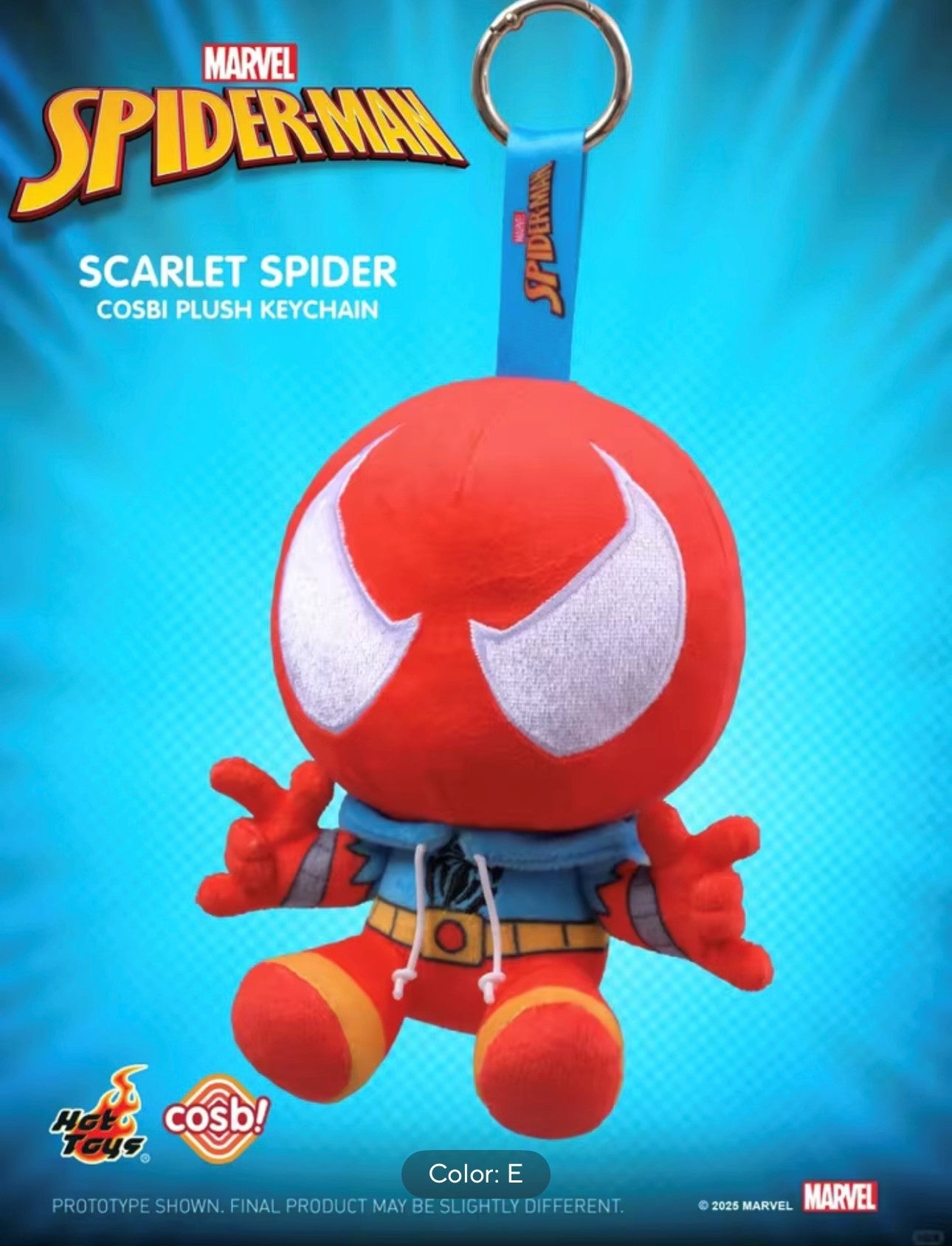 [PREVENTA] Figura Spider-man - Cosbi Plush Keychain Collection (Blind Box) marca Hot Toys (15 cm)