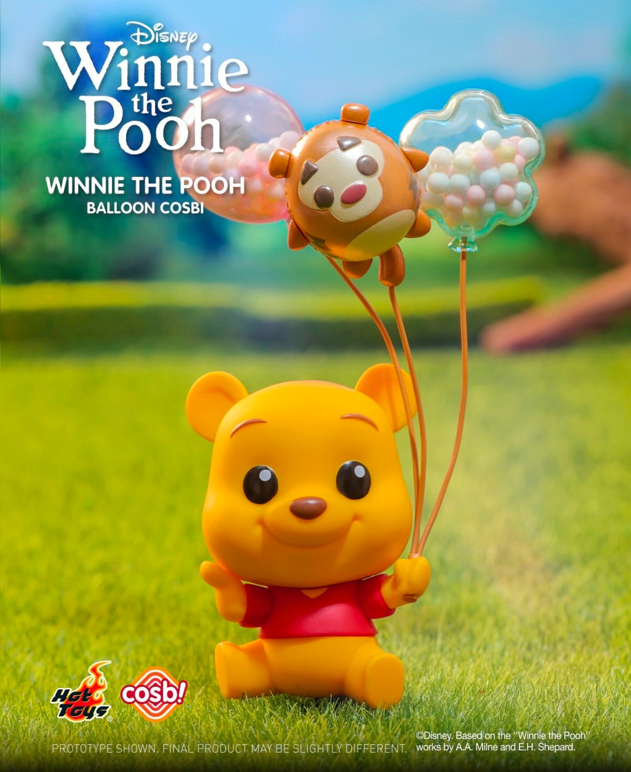 WINNIE THE POOH - Ballon Series - Cosbi Collection - Figura Coleccionable / Caja Misteriosa
