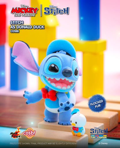 HOT TOYS STITCH x MICKEY AND FRIENDS - Cosbi Collection - Figura Coleccionable / Caja Misteriosa