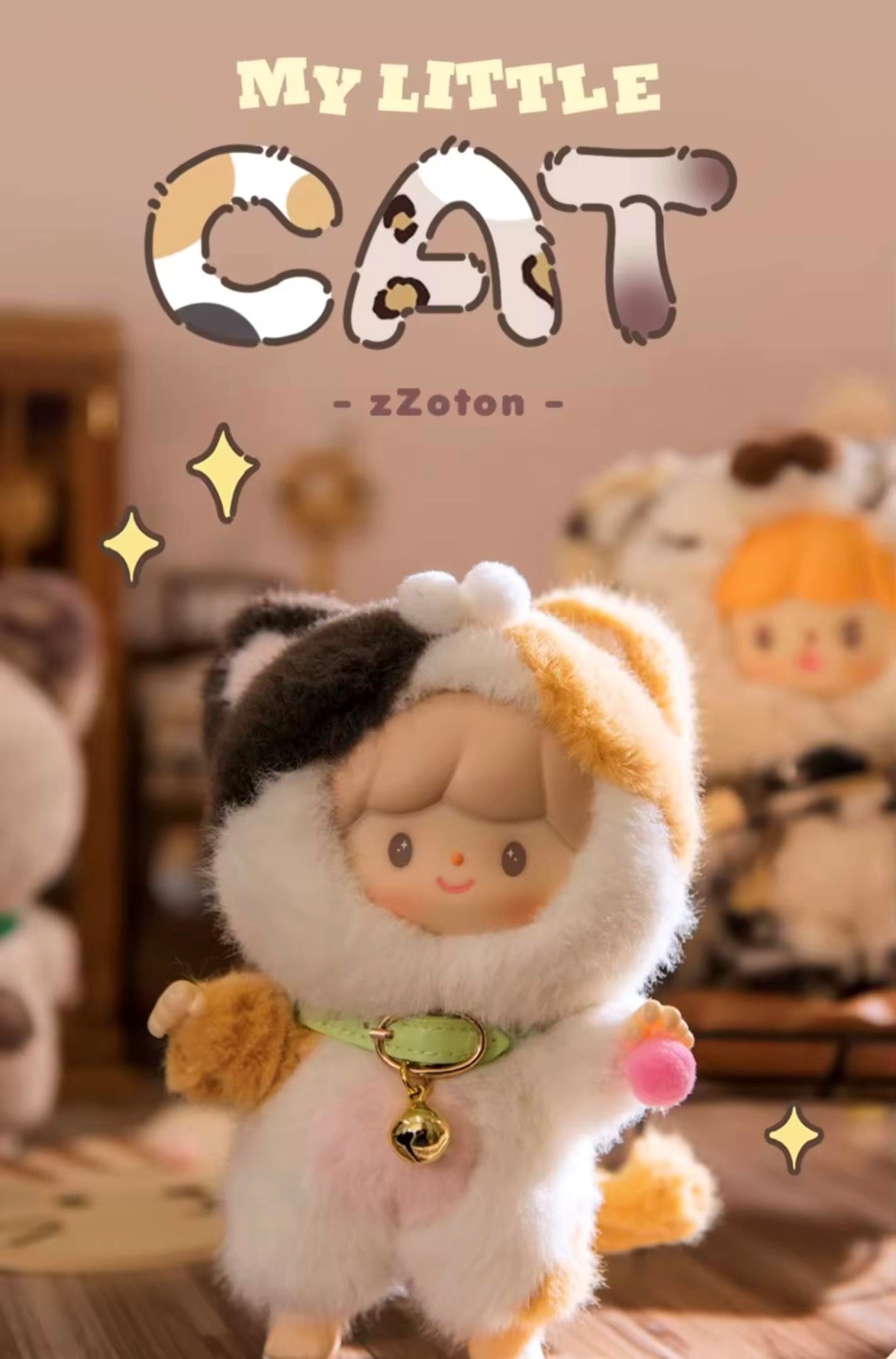 [EN STOCK] Figura Cat zZoton - Serie My Little Cat (Blind Box) marca zZoton (15 cm)