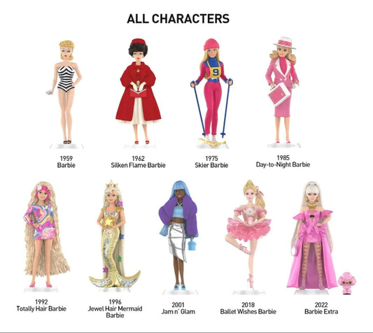 [EN STOCK] Figura Barbie - Serie Style Iconi (Blind Box) marca POP MART (14 cm)