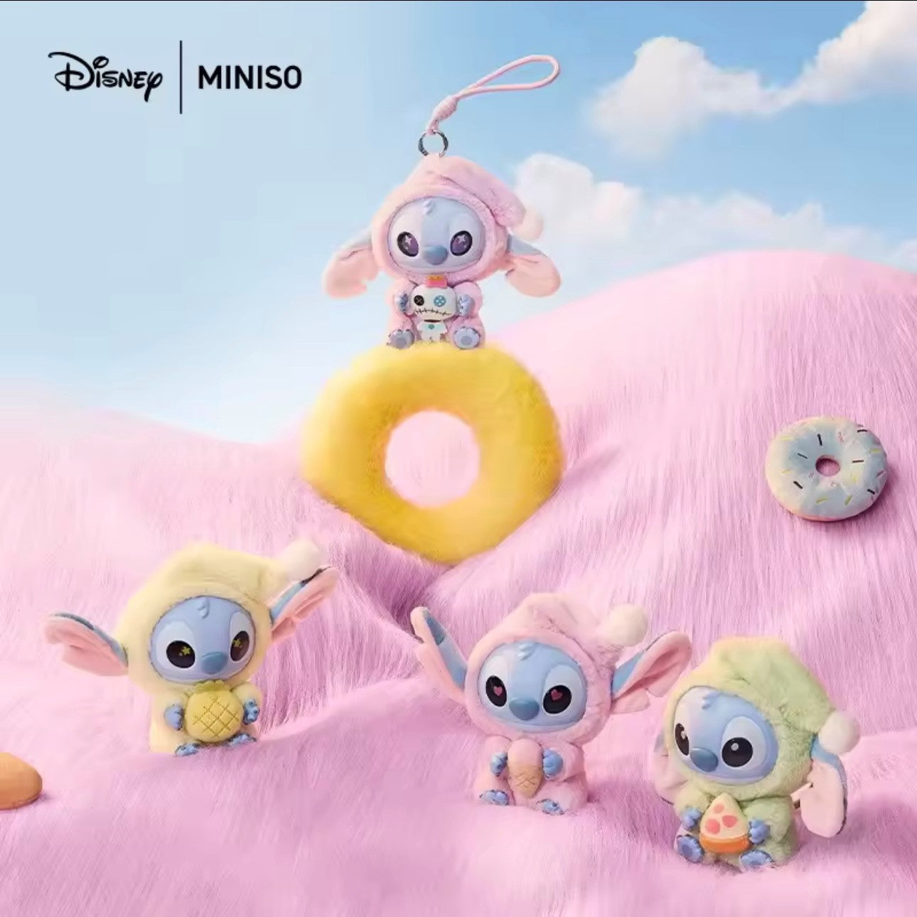 [EN STOCK] Figura Stitch - Serie Eat Something Before (Blind Box) marca MINISO (14 cm)