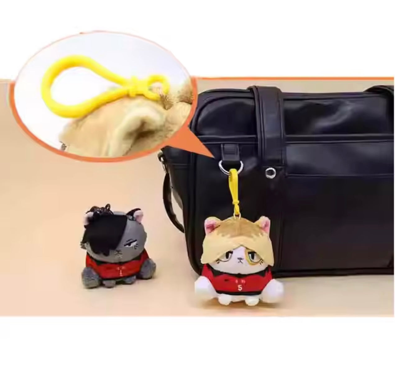 Haikyu!! - GuGu (mascota) Hinata Shoyo Serie - Colgante de Peluche / Caja Misteriosa