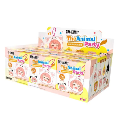 [EN STOCK] Figura Peluche Anya Forger - Spy x Family - Serie The Animal Party (Blind Box) Marca Eaki (12 cm)