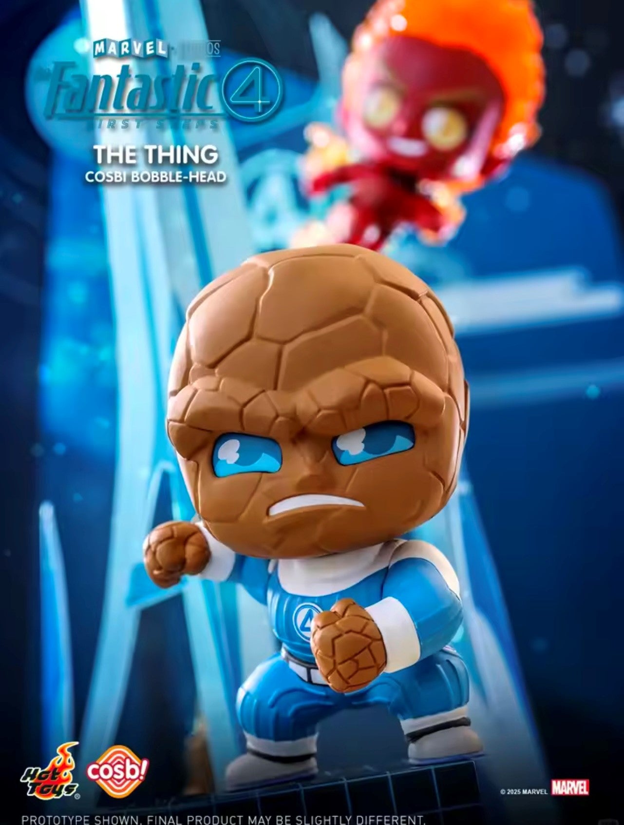 FANTASTIC FOUR / 4 Fantásticos - Cosbi Bobble-Head Collection - Figura Coleccionable / Caja Misteriosa
