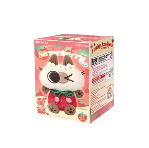 [EN STOCK] Figura Fruity Azukisan - Strawberry Serie (Blind Box) marca Nobeko (14 cm)