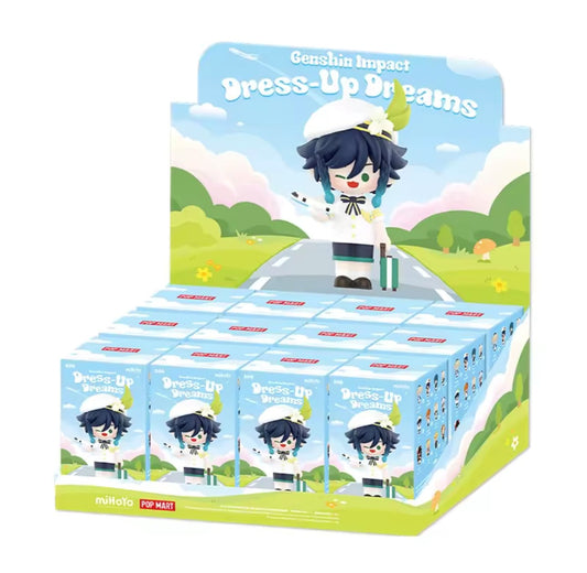 [PEDIDO] Caja de Figuras Genshin Impact - Dress Up Dreams Themed Chibi Serie (Blind Box) Marca POP MART (8 cm)