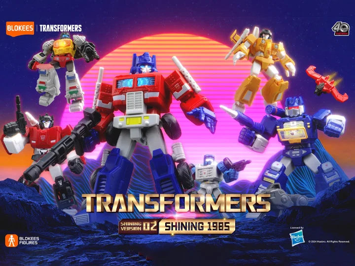 TRANSFORMERS G1 1985 Vol. 2 - Shining version (LED) Blokees - Figura Coleccionable / Caja Misteriosa (PEDIDO)