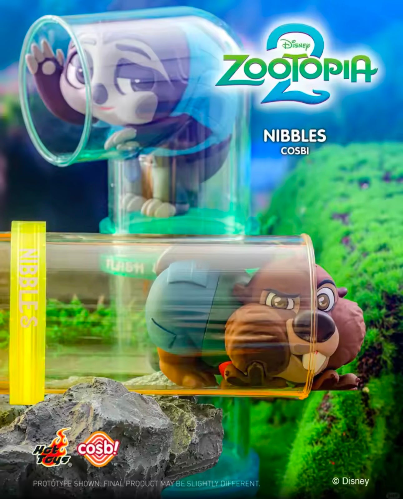 ZOOTOPIA 2 (tubos interconectables) - Hot Toys Cosbi Collection - Figura Coleccionable / Caja Misteriosa