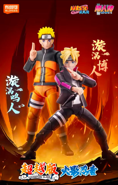 NARUTO UZUMAKI - Naruto Shippuden Serie - Champion Class Blokees - Figura Coleccionable