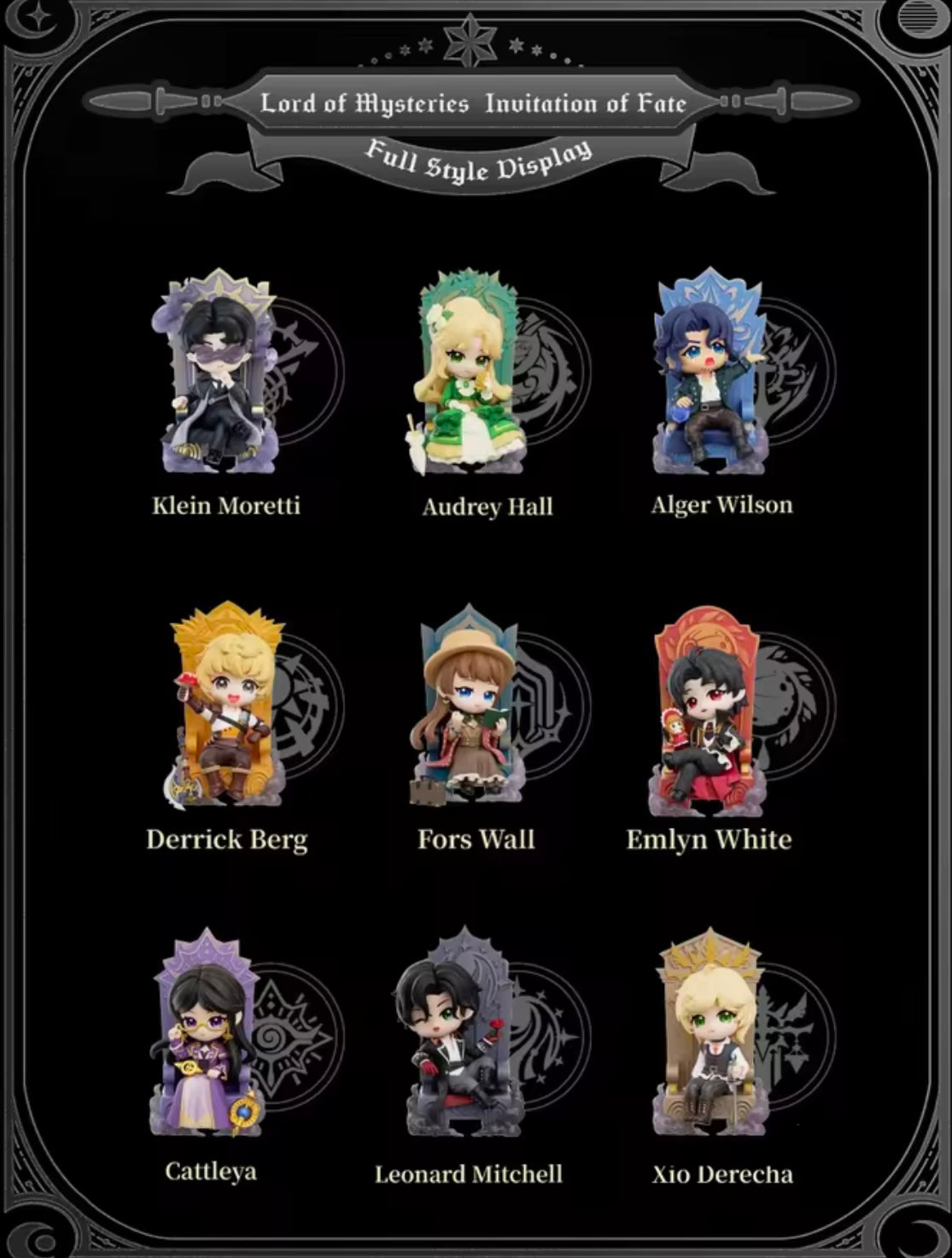 LORD OF THE MYSTERIES / EL SEÑOR DE LOS MISTERIOS - Invitation of Fate Series - Figura de Colección / Caja Misteriosa