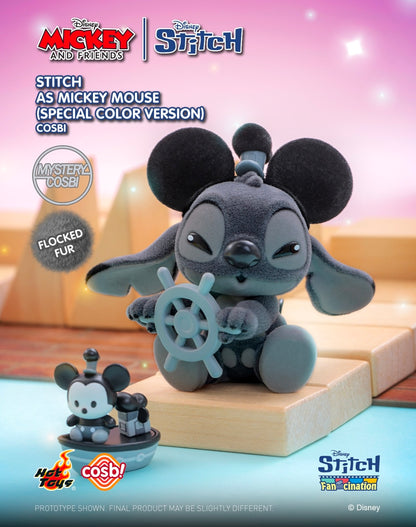 HOT TOYS STITCH x MICKEY AND FRIENDS - Cosbi Collection - Figura Coleccionable / Caja Misteriosa