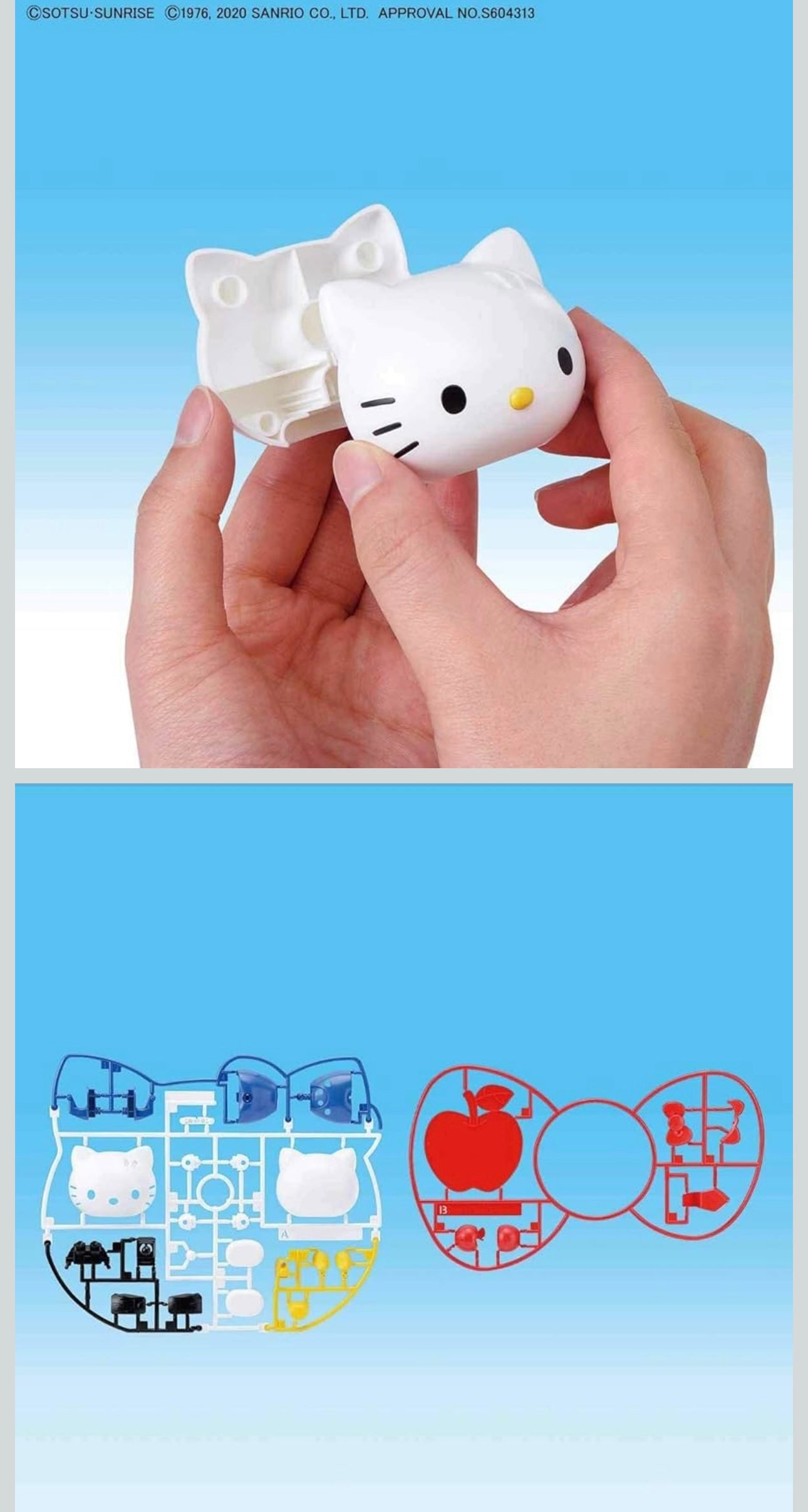 HELLO KITTY x GUNDAM - SD-EX-Standard RX-78-2 - Figura Coleccionable