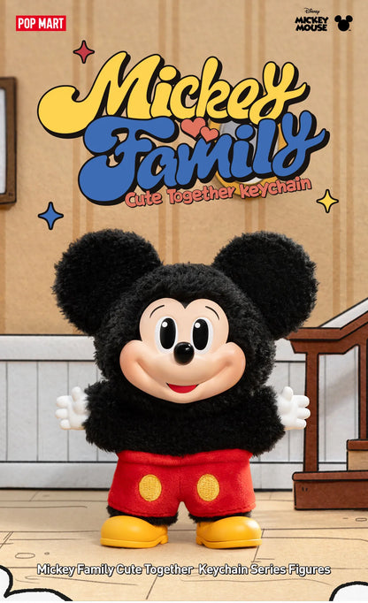 DISNEY MICKEY FAMILY - Cute Together Serie - Colgante de Peluche / Caja Misteriosa
