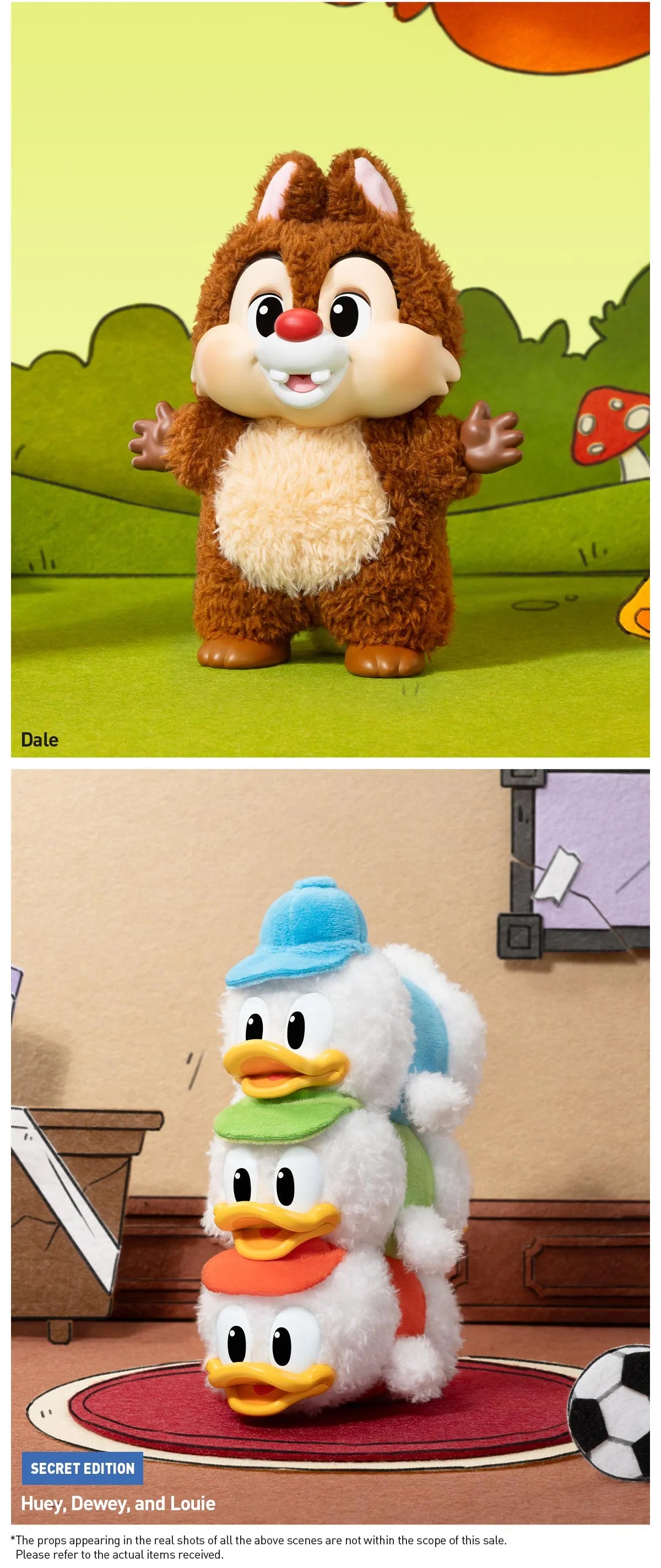 DISNEY MICKEY FAMILY - Cute Together Serie - Colgante de Peluche / Caja Misteriosa