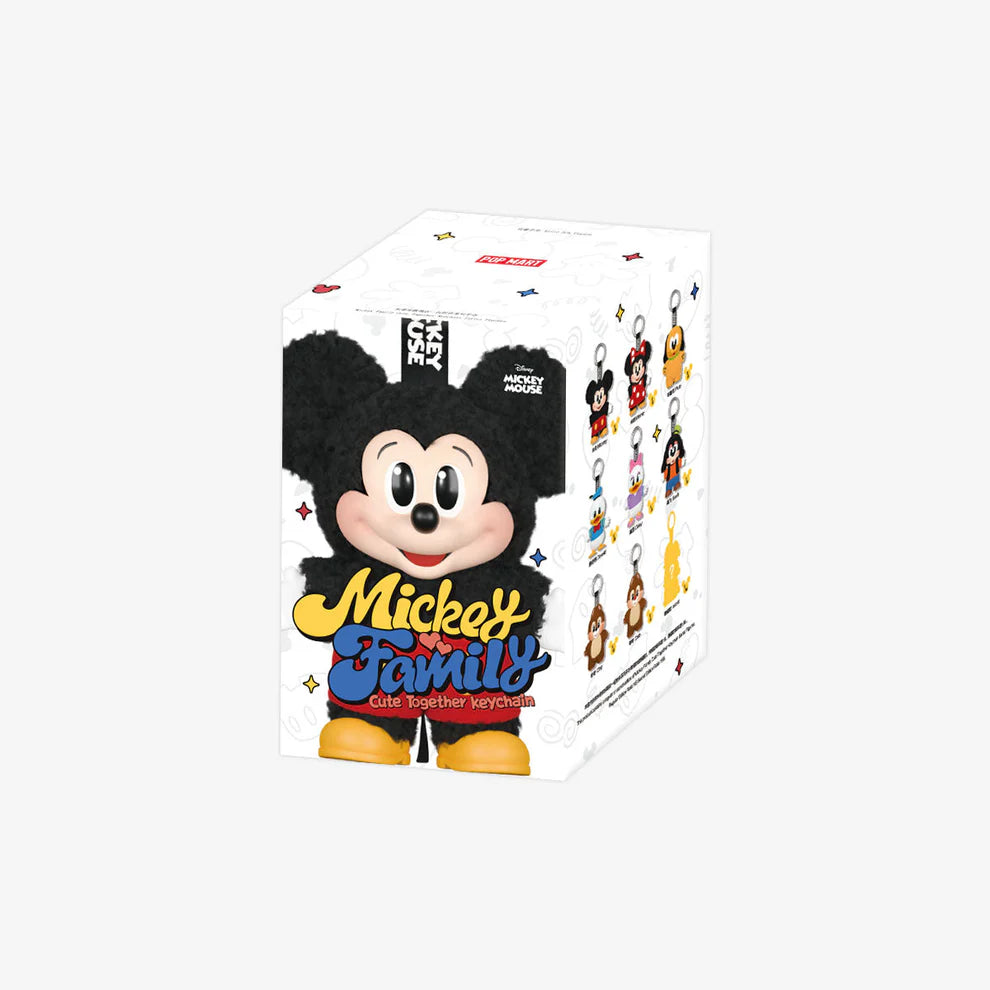 DISNEY MICKEY FAMILY - Cute Together Serie - Colgante de Peluche / Caja Misteriosa