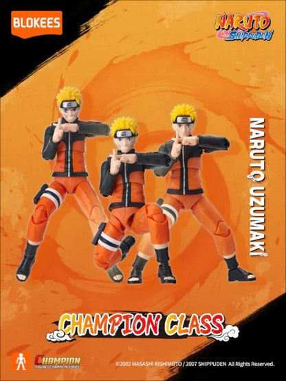 NARUTO UZUMAKI - Naruto Shippuden Serie - Champion Class Blokees - Figura Coleccionable