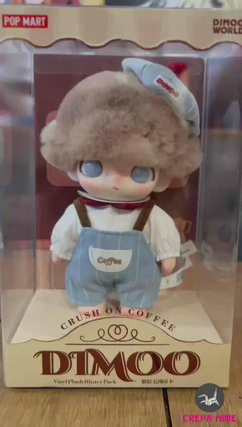 [EN STOCK] Figura Dimoo World - Crush on Coffee Serie (Blind Box) Marca POP MART (16 cm)
